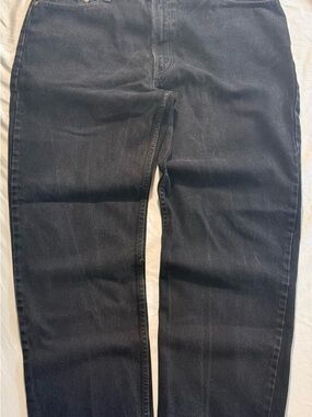 Y2K 2007 Black Levi’s 550 Relaxed 100% Cotton Twill Denim